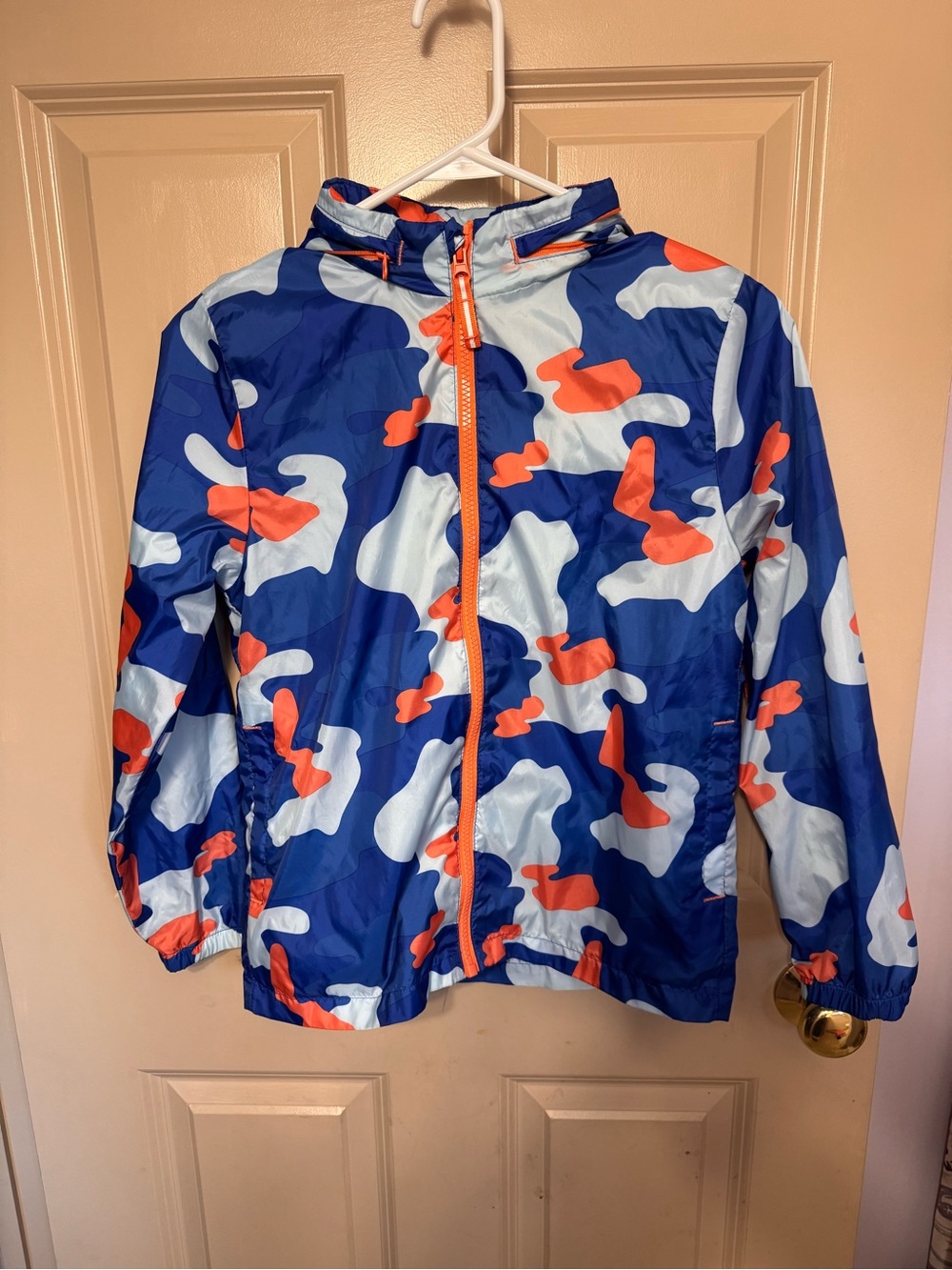 Cat & Jack Camo Windbreaker Jacket size Medium (8/10)